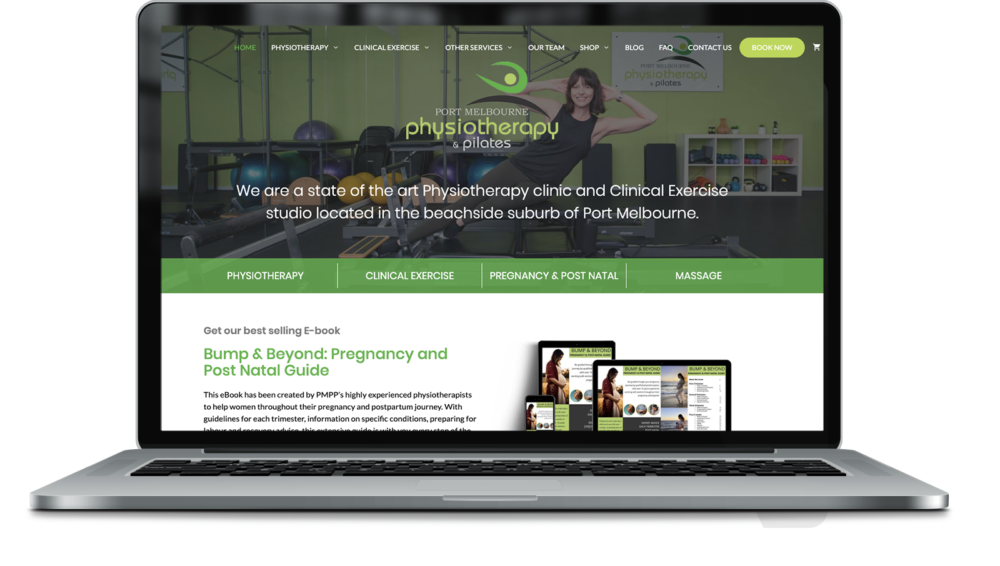 Australian physiotherapy clinic website
