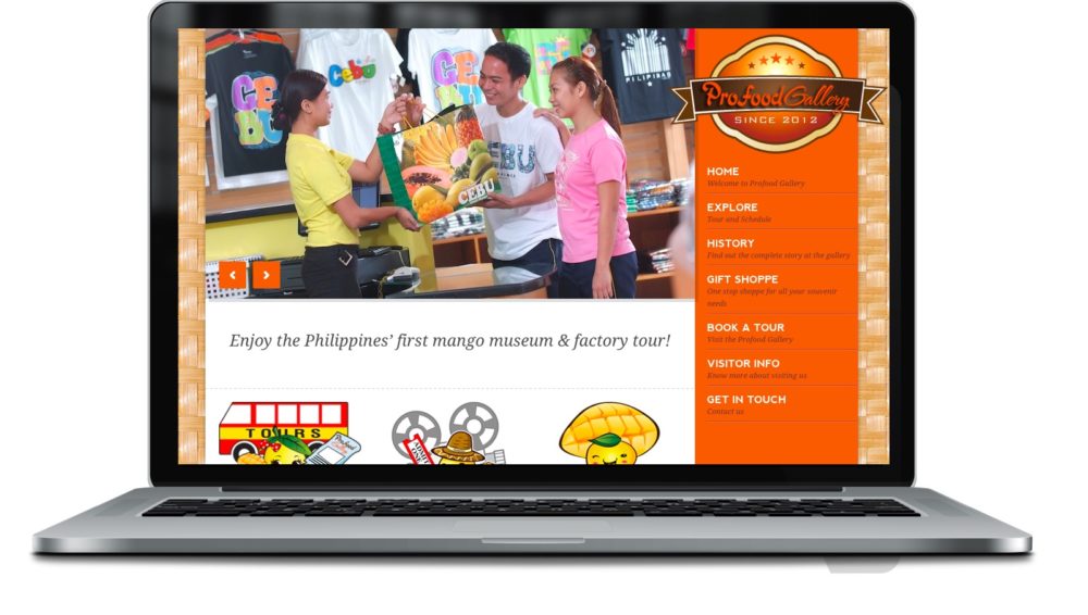 Philippine food manufacturing tour website